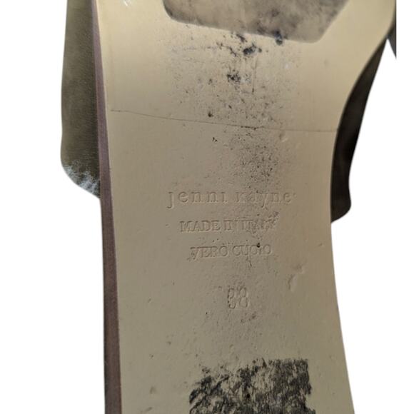 Jenni Kayne Shearling Lined Mules Slip On Flats Laurel 38 - Picture 8 of 9